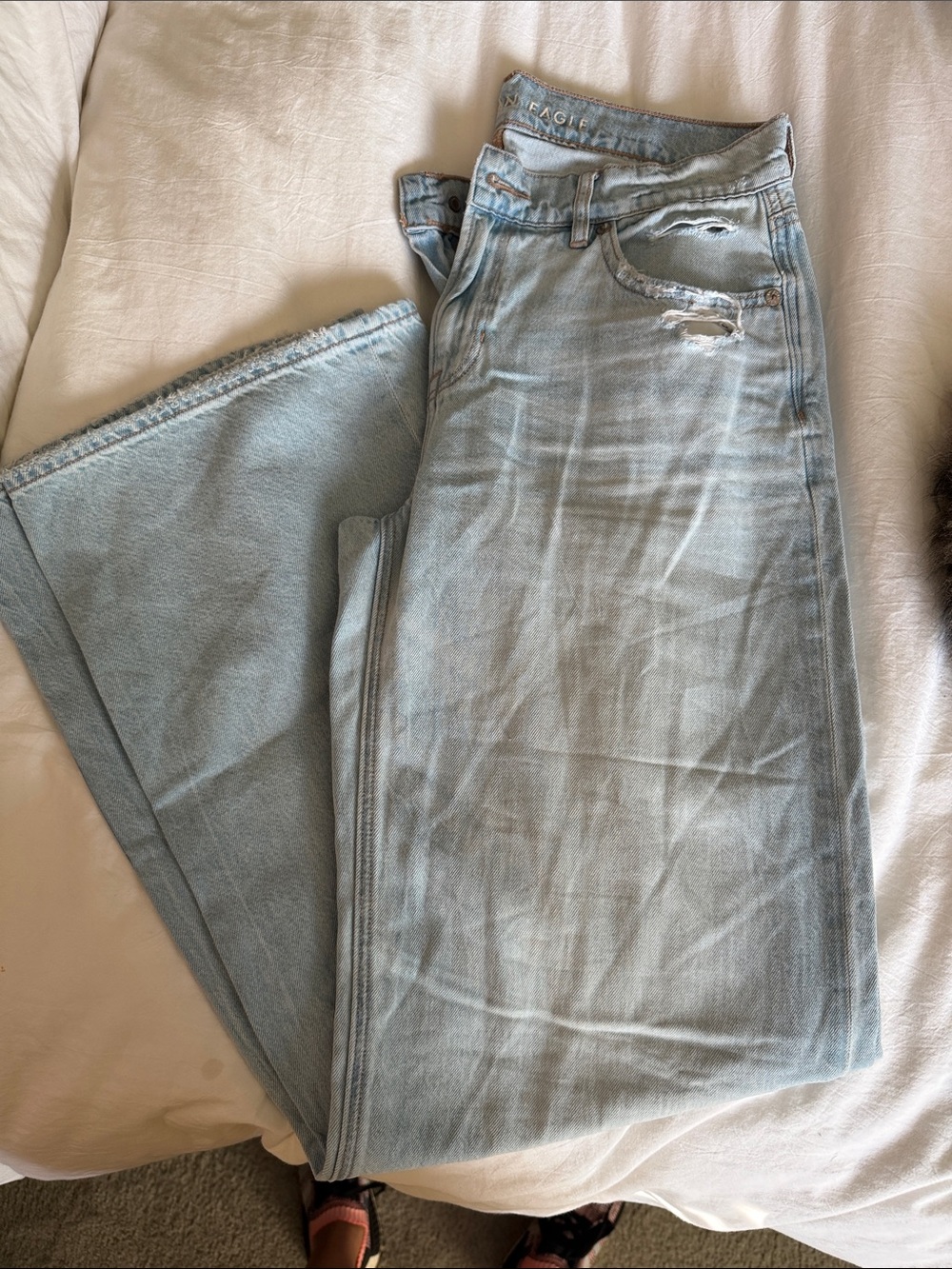 American eagle Light Blue women’s  Jeans - Unbranded Casual wide leg skater